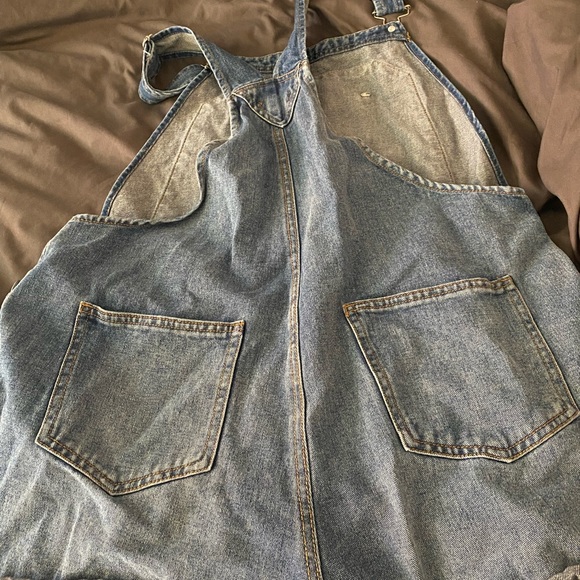 Distressed Shortalls - Picture 3 of 5